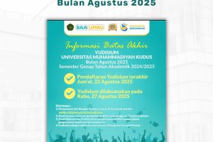 Info Batas Akhir Yudisium Bulan Agustus 2025