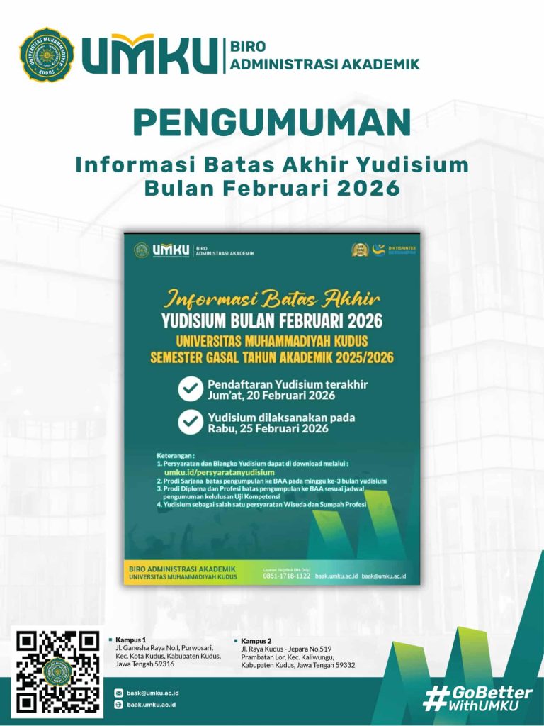 Pengumuman Informasi Batas Akhir Yudisium Bulan Februari 2026